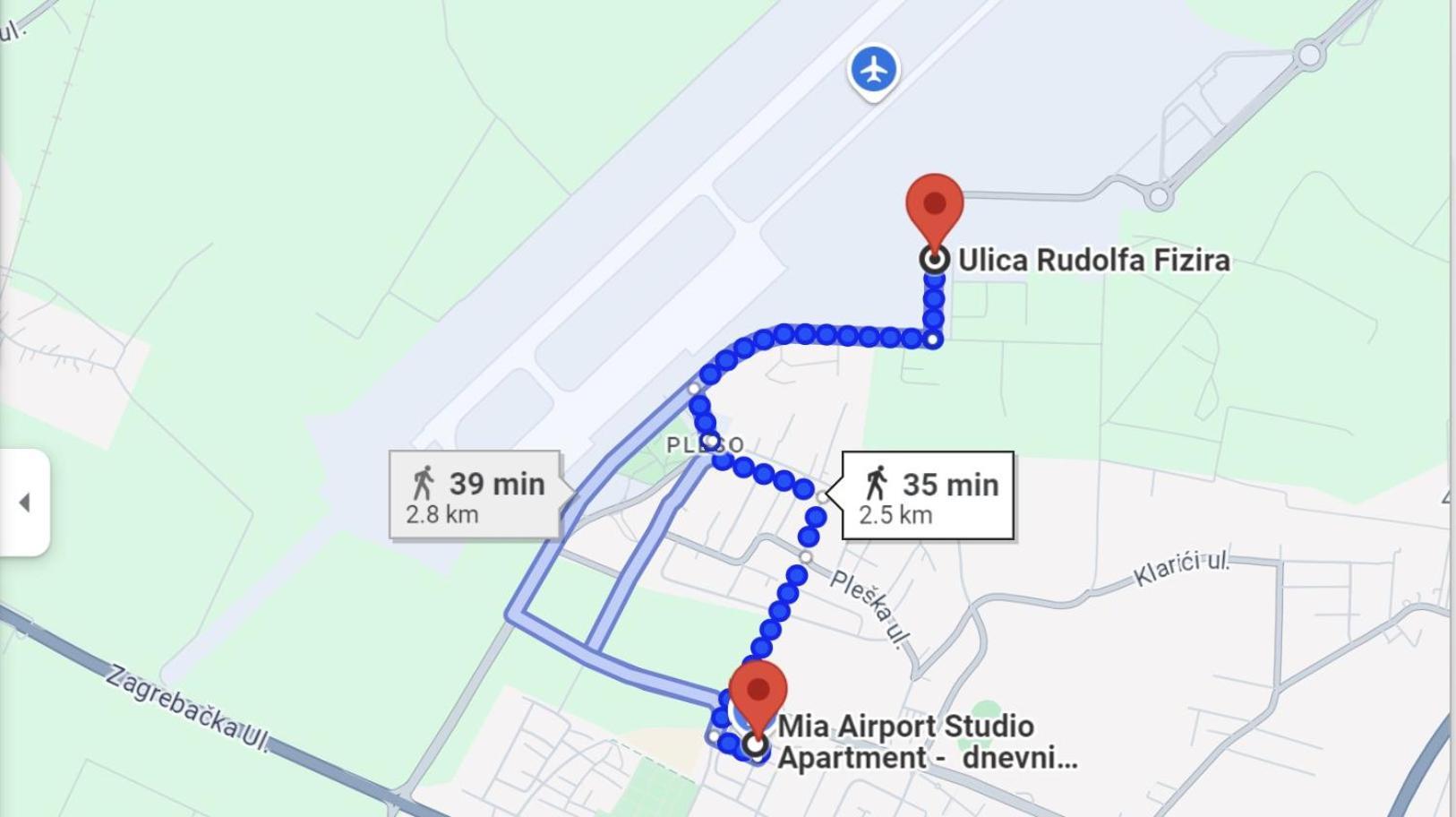Mia Airport Studio Apartment - 0-24H Self Check In&Out - Parking On Site فيليكا غوغيتْسا المظهر الخارجي الصورة